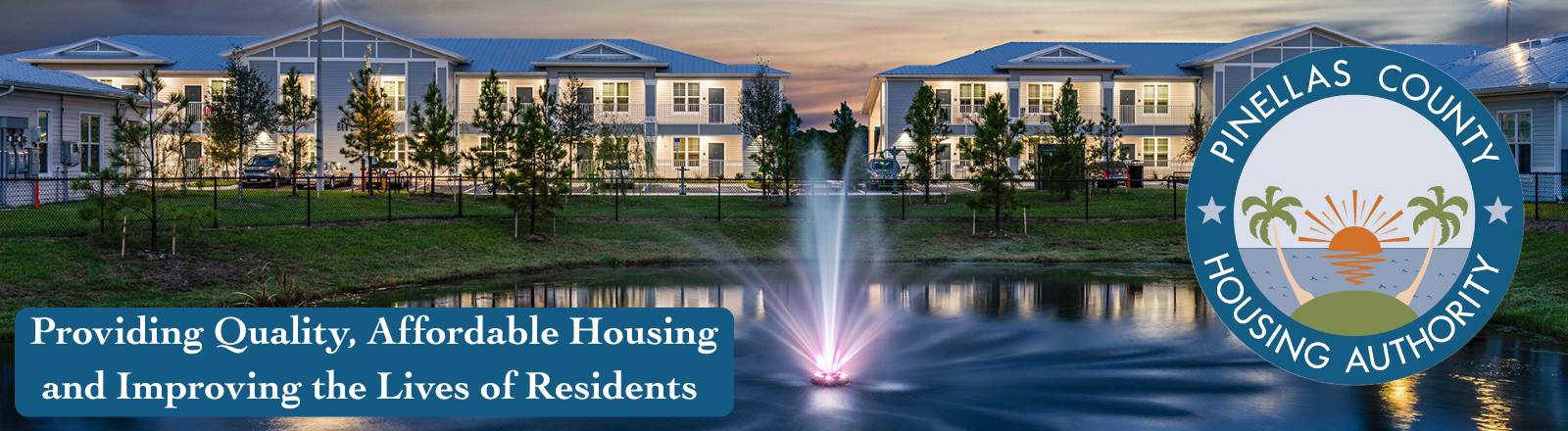Calendar Header. "Providing Quality, Affordable Housing and Improving the Lives of Residents"
